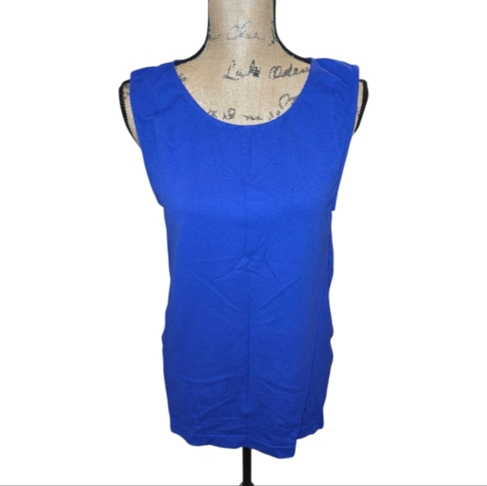 Lane Bryant LIVI Blue Sleeveless Active Workout Exercise‎ Top Plus Size 18 20 2X